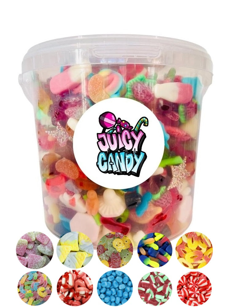 Süßigkeiten Eimer selber mixen | Pick & Mix Candy Box (2,7 kg)