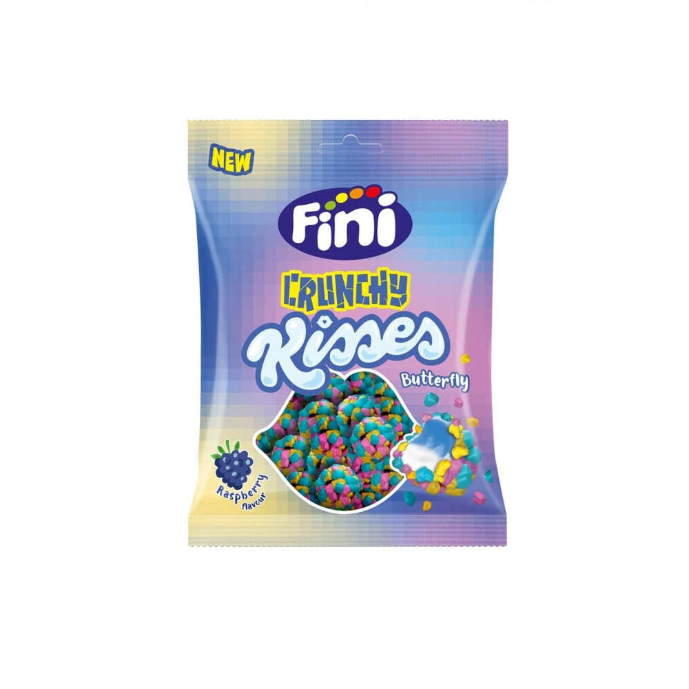 Fini Crunchy Kisses Raspberry Butterfly Halal 75 g