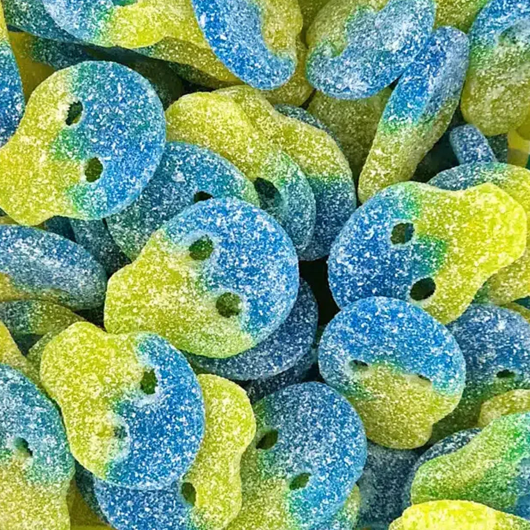 Matthijs Blaubeer Zitrone Totenkopf Fruchtgummis Halal/Vegan 800 g