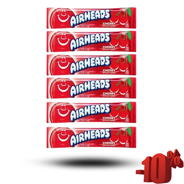 Airheads Cherry Bundle (6 Stück)