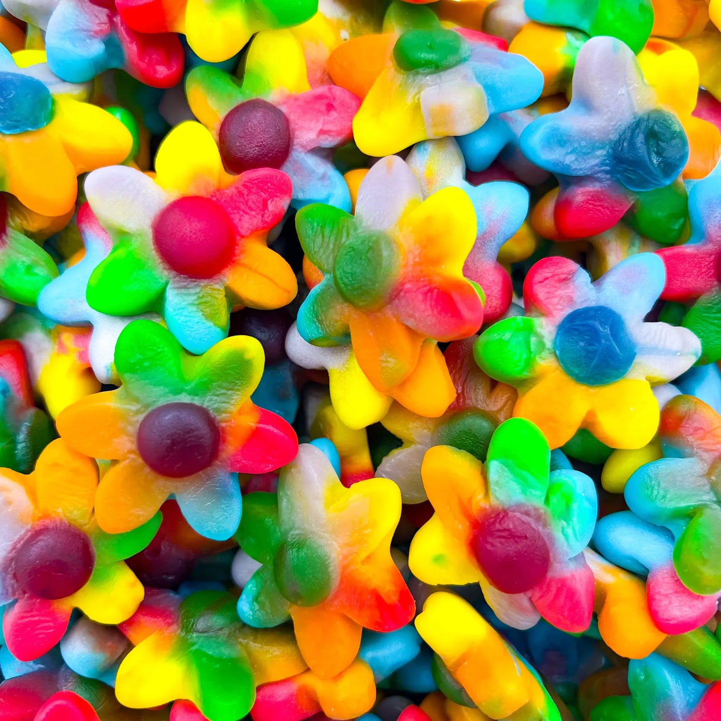 Dulceplus Regenbogen Blumen Halal Fruchtgummis 1 kg