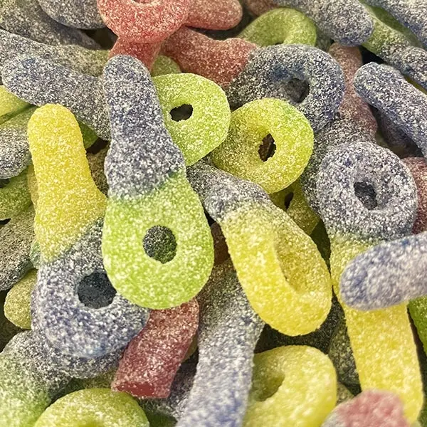 Frisia Saure blaue Schnuller Fruchtgummis Halal/Vegan 3 kg
