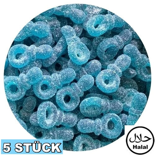 Blaue Schnuller (5x)