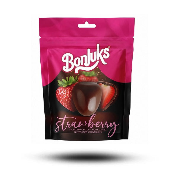 Bonjuks Freeze Dried Strawberry Milk Chocolate 80g