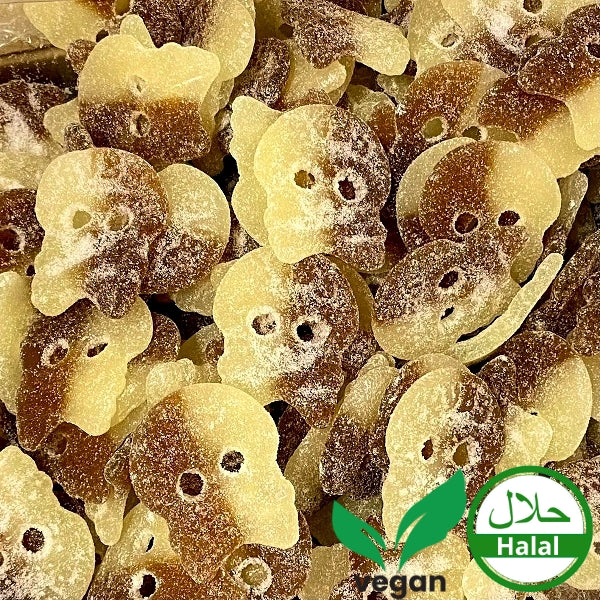 Cola Schädel | Süßigkeiten Tüte Halal/Vegan (350g)