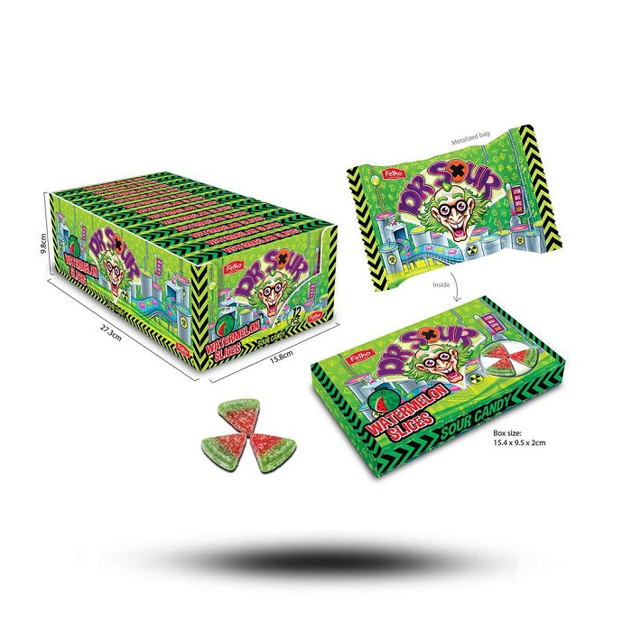 Dr. Sour Watermelon Slices 80 g
