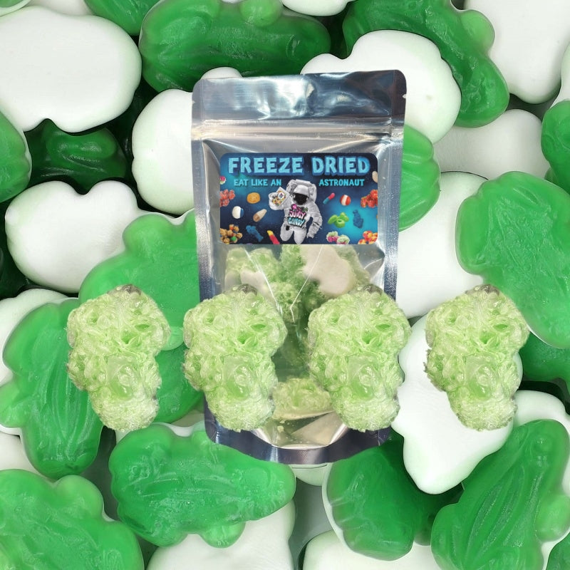 Gefriergetrocknete Süßigkeiten Frösche Freeze Dried Candy