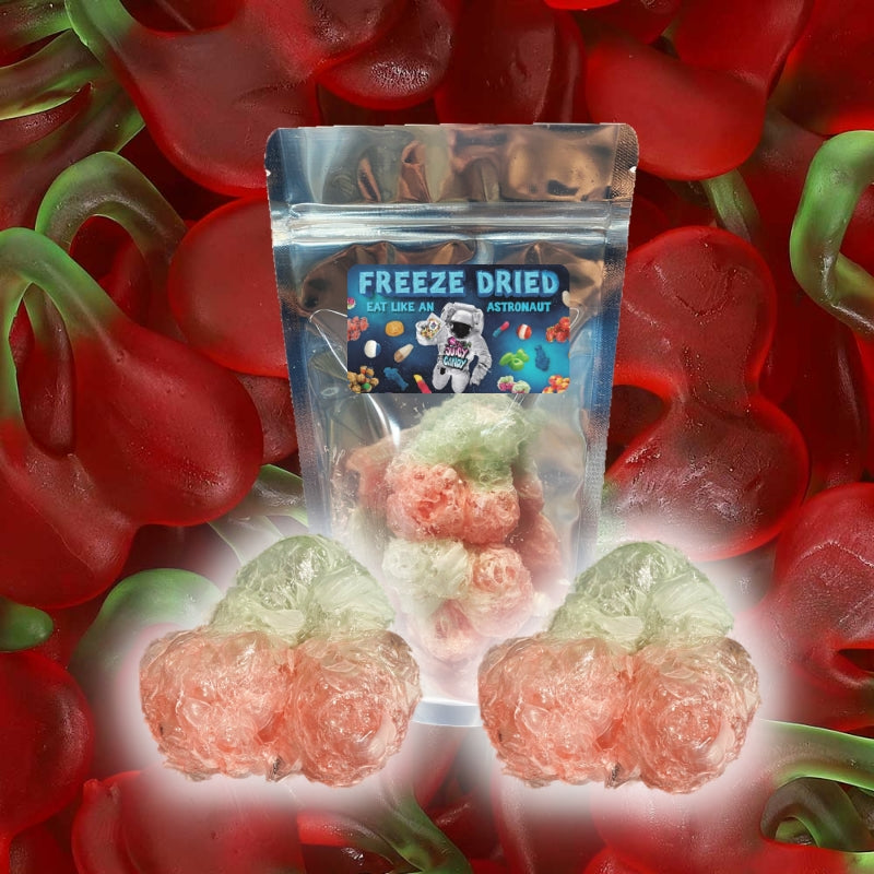 Gefriergetrocknete Süßigkeiten Kirschen Freeze Dried Candy