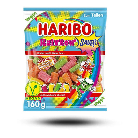 Haribo Rainbow Fizz Veggie 160 g
