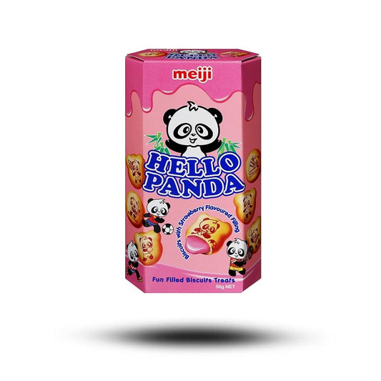 meiji Hello Panda - Biscuits Strawberry 50g (Japan)