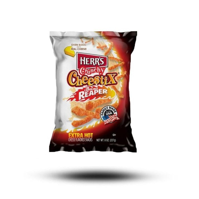 Herr´s Crunchy Cheestix Carolina Reaper 227g
