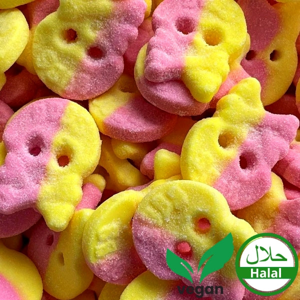 Himbeer/Zitrus Schädel Halal/Vegan