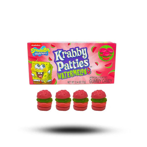 SPONGEBOB KRABBY PATTIES WATERMELON THEATER BOX 72 g