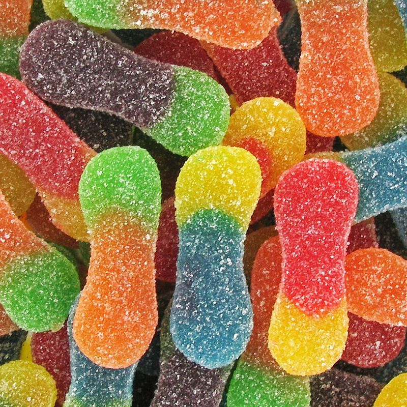 Dulceplus bunte Zungen Halal Fruchtgummis 1 kg