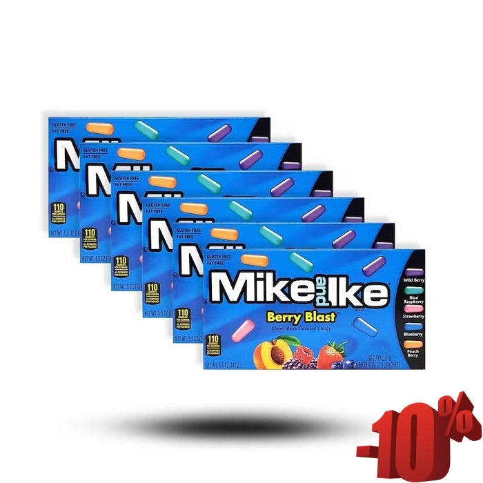 Mike and Ike Berry Blast Bundle (6 Stück)