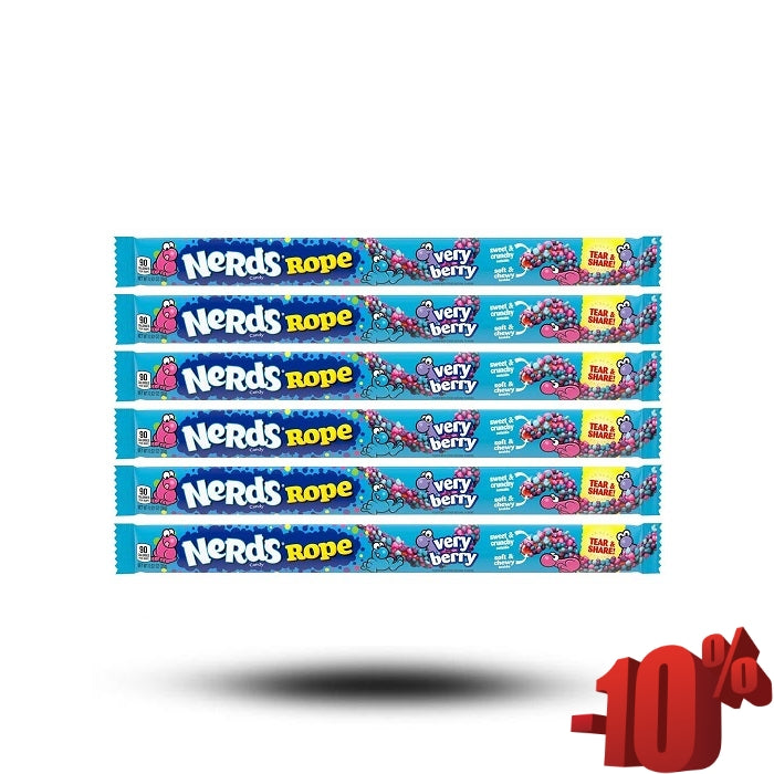 Nerds Ropes Very Berry Bundle (6 Stück)