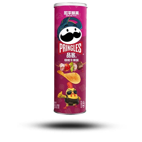 PRINGLES BBQ STEAK ASIAN 110 g (Asien) MHD: 04.02.25