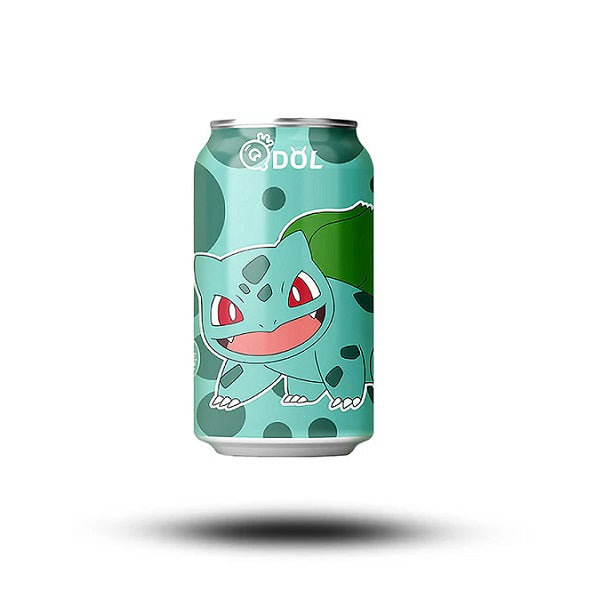 QDOL 330 ML POKEMON BULBASOR GRAPE SPARKLING (Asien) MHD: 15.06.25