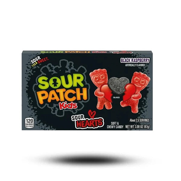 Sour Patch Kids Sour Hearts Black Raspberry 87 g