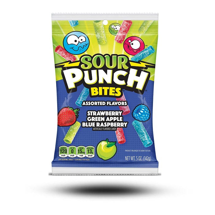 Sour Punch Assorted Bites Halal 142g