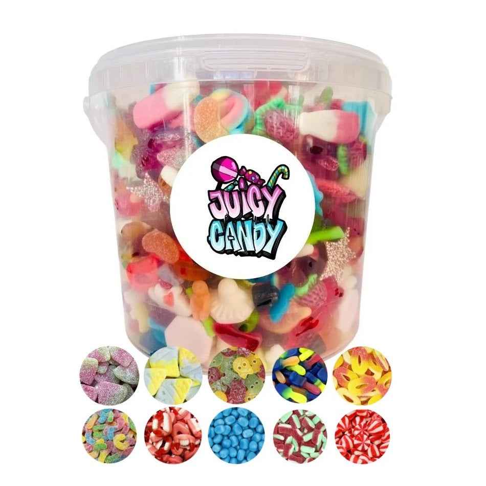 Süßigkeiten Eimer selber mixen | Pick & Mix Candy Box (3 kg)