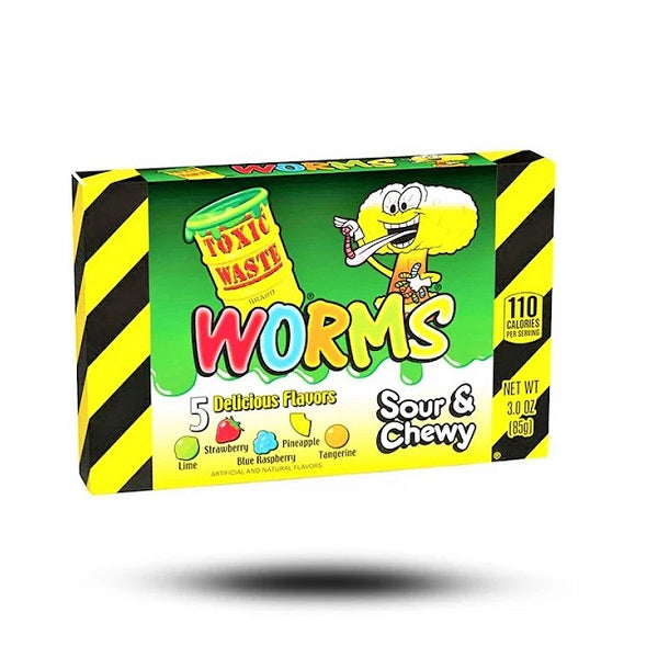 Toxic Waste Worms Sour & Chewy 142g