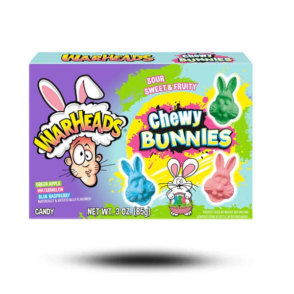 Warheads Box Chewy Bunnies 85 g