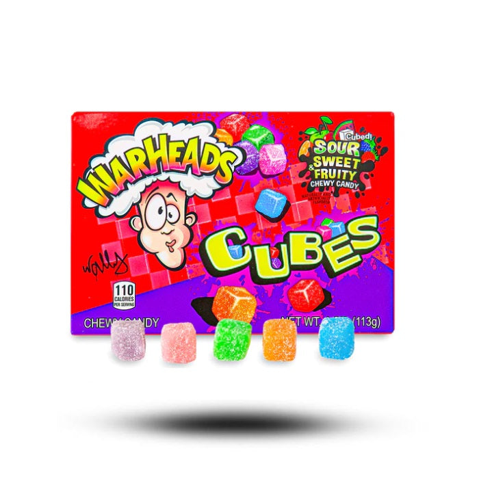 Warheads Chewy Cubes 113g