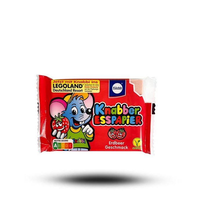 Küchle Knabber Esspapier Erdbeere 25g