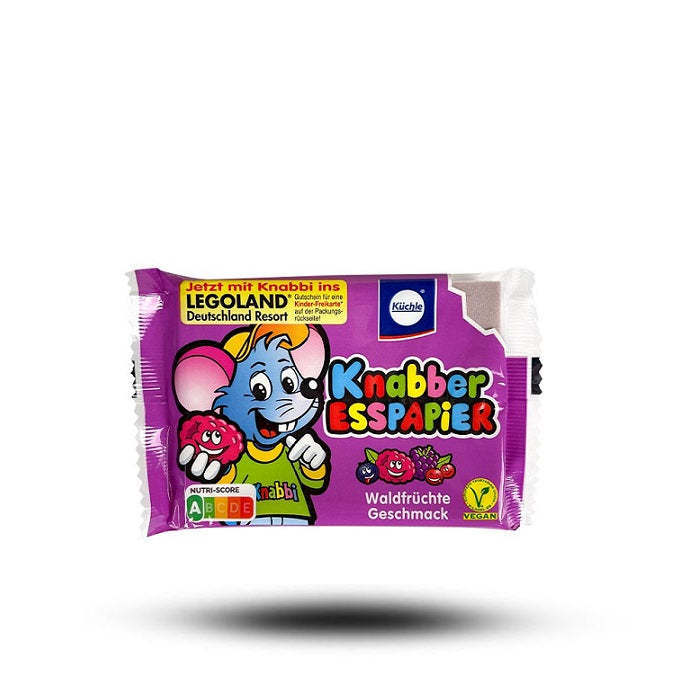Küchle Knabber Esspapier Waldfrüchte 25g
