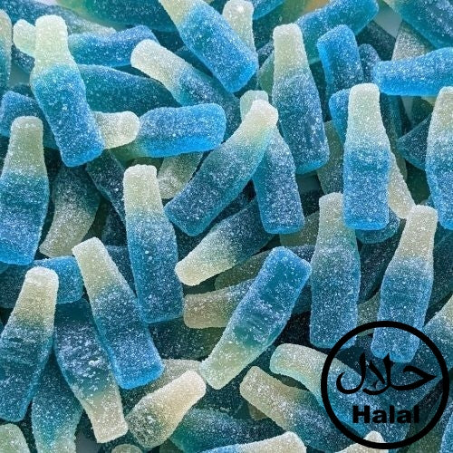 Saure Himbeerflaschen Halal