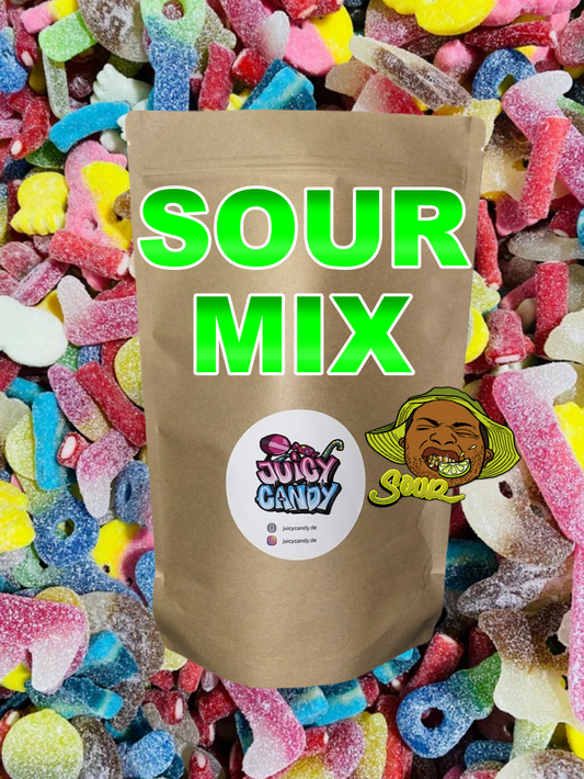 Saurer Süßigkeiten Mix | Fruchtgummi Mix | Bunte Tüte | Gemischte Tüte | | Süßigkeiten aus aller Welt