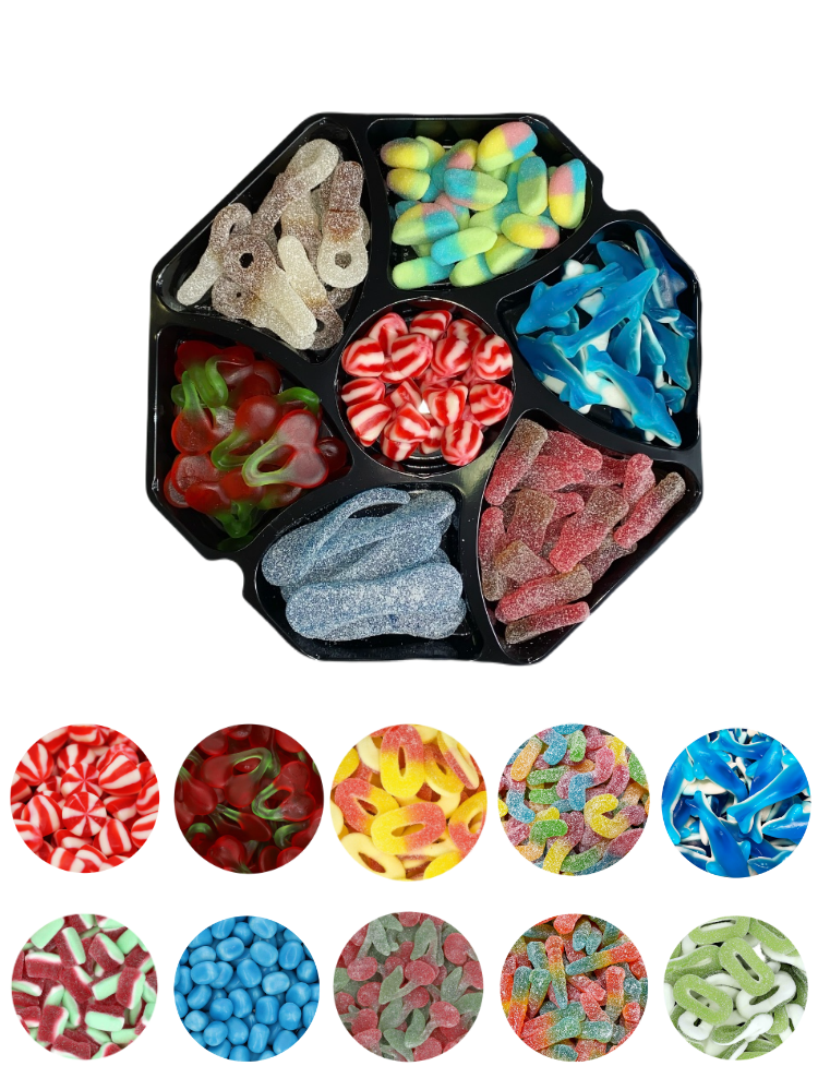 Süßigkeiten Platte | Party Platte | Süßigkeiten Mix | Fruchtgummi Mix | Süßigkeiten Mix | Süßigkeiten aus aller Welt | Süßigkeiten selber mixen | Süßigkeiten mischen