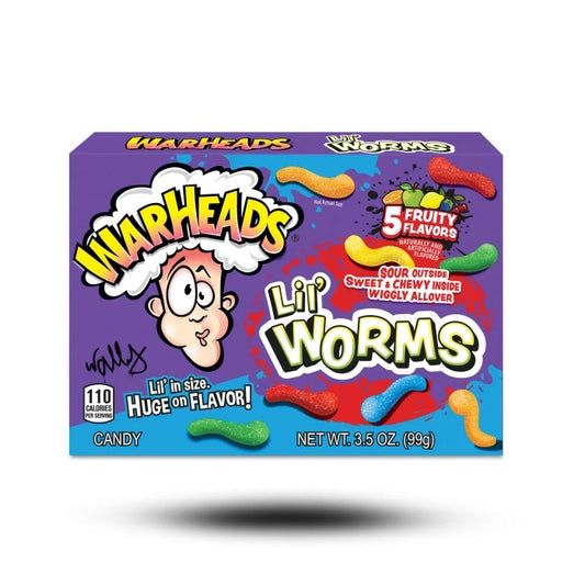 Warheads Lil Worms | Amerikanische Süßigkeiten | Süßigkeiten aus aller Welt