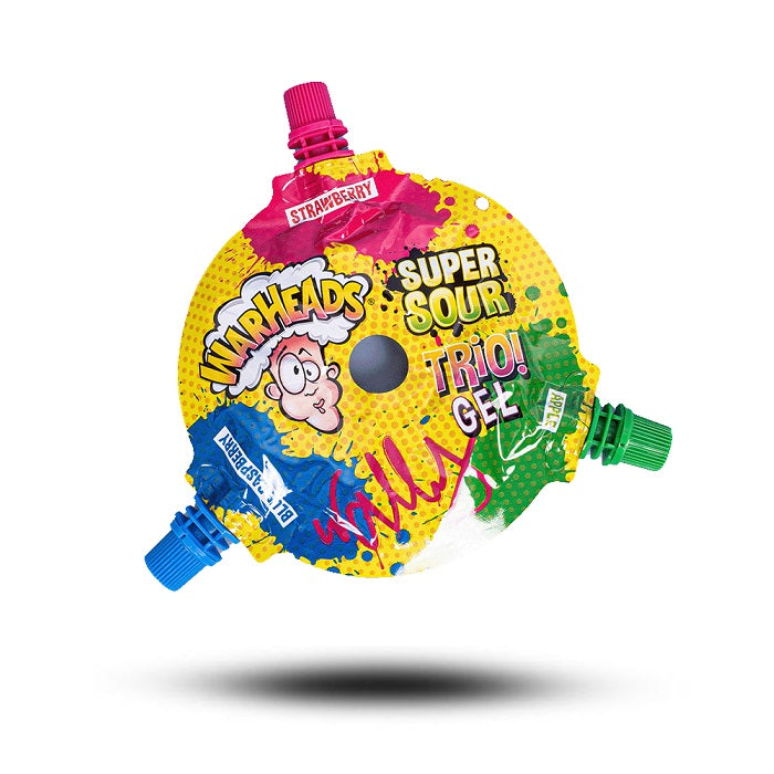 Warheads Sour Trio Gel | Amerikanische Süßigkeiten | Süßigkeiten aus aller Welt