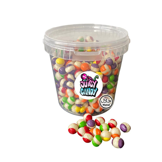 Gefriergetrocknete Süßigkeiten Box Skittles Fruits 400g | Freeze Dried Candy Halal / Vegan