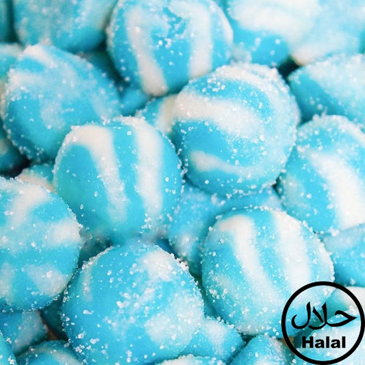 Sour Blue Raspberry Twist | Halal Süßigkeiten Tüte (350g)