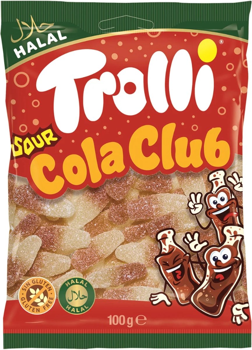 Trolli Sour Cola Bottles Halal 100 gr.