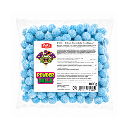 Dr. Sour Brausebälle Blaubeere 1 kg