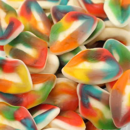 Dulceplus Regenbogen Lippen Halal Fruchtgummis 1 kg