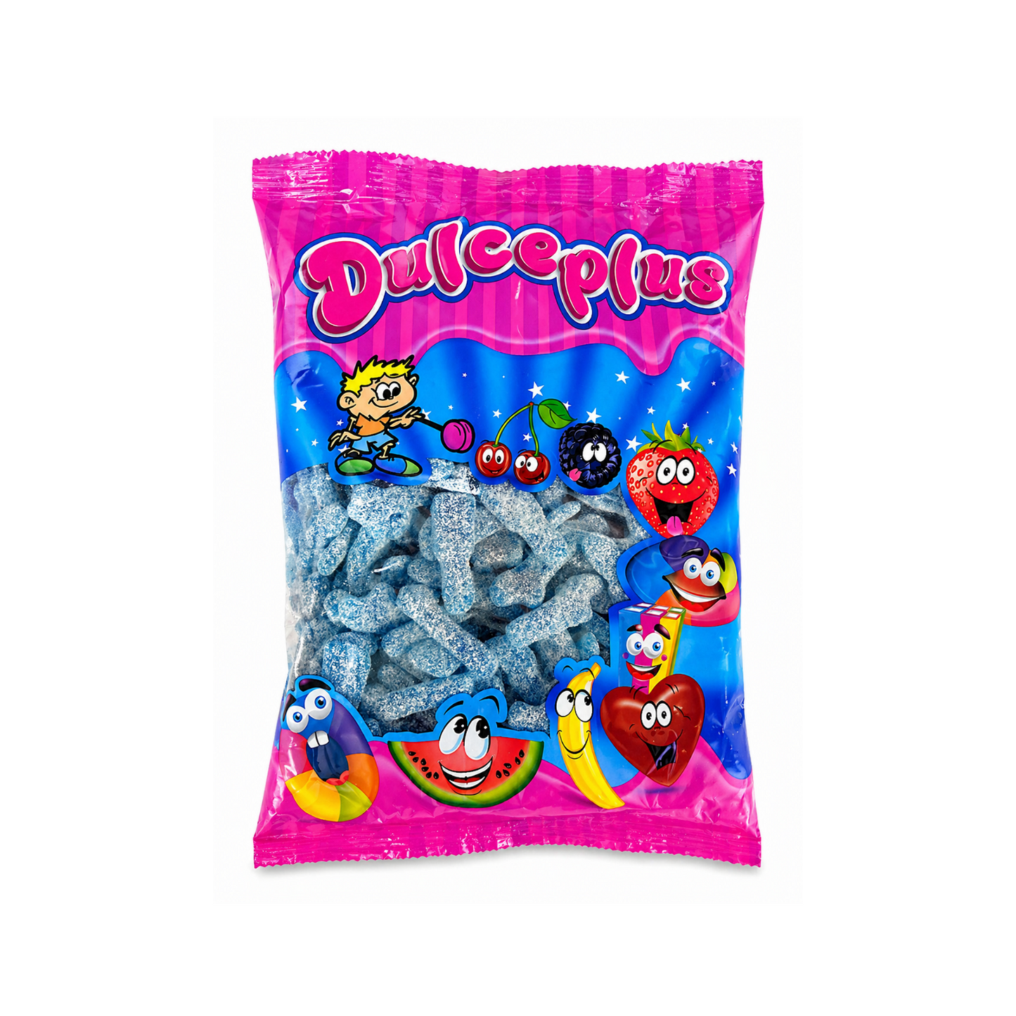 Dulceplus Saure Blaue Werkzeuge Halal Fruchtgummis 1 kg