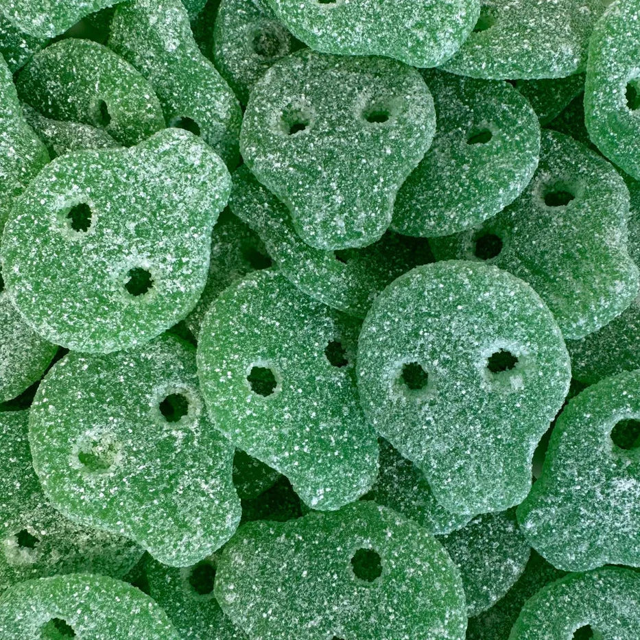 SGAB Limettenschädel Halal/Vegan Fruchtgummis 1 kg