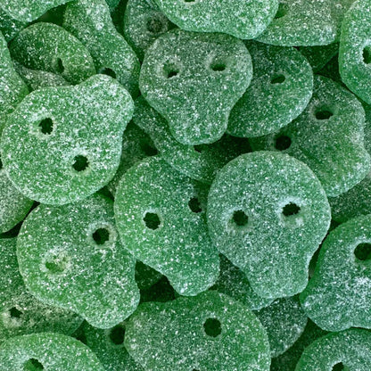 SGAB Limettenschädel Halal/Vegan Fruchtgummis 1 kg