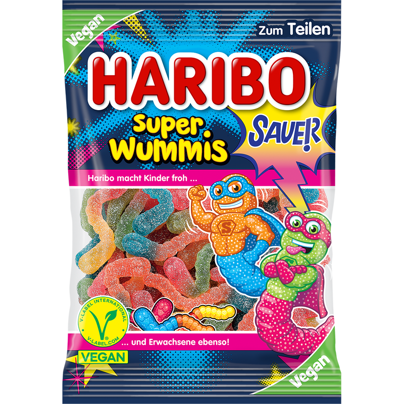 Haribo Super Wummis 175 g Vegan