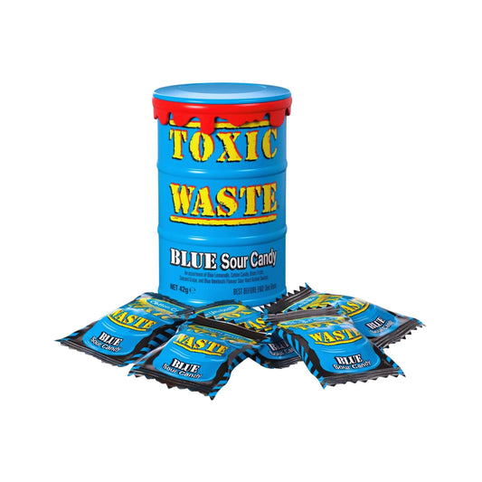 Toxic Waste Blue Sour Candy Drum 42 gr.
