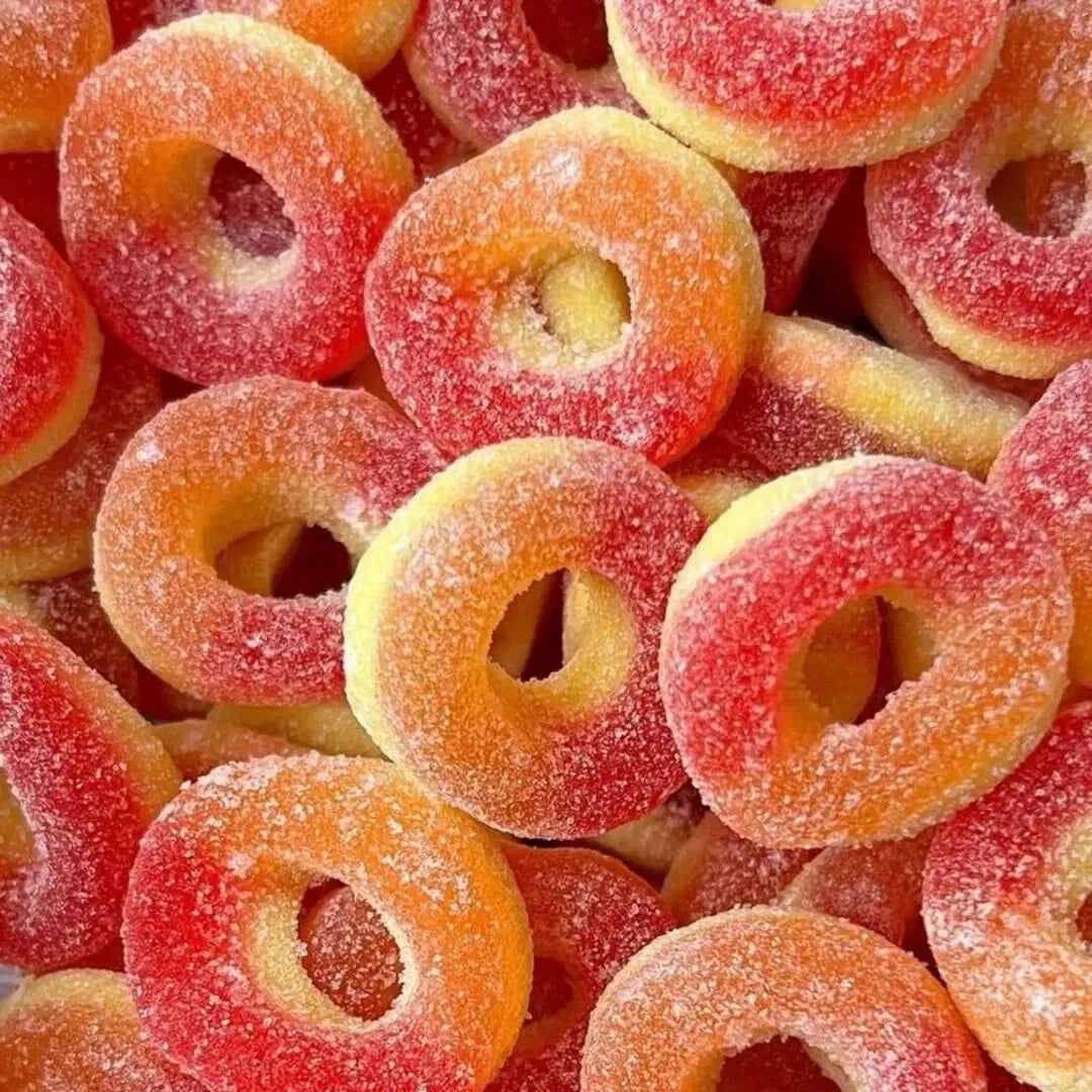 Dulceplus Pfirsichringe Halal Fruchtgummis 2 kg