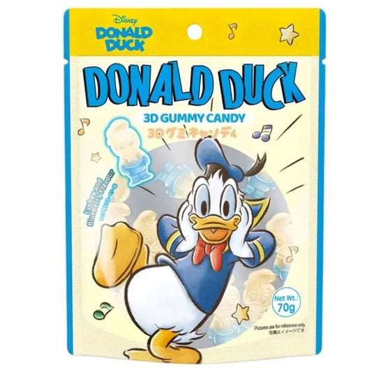 Donald Duck 3D Gummy Litchi & Blueberry 70g (Asien)