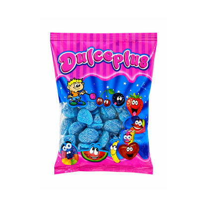 Dulceplus Blaue Herzen Halal Fruchtgummis 1 kg