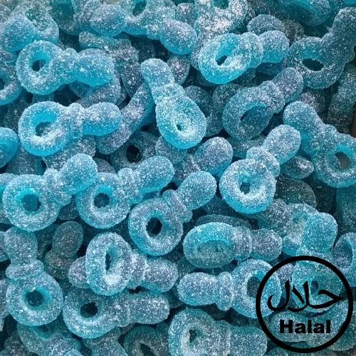 Blaue Schnuller | Halal Süßigkeiten Tüte (350g)