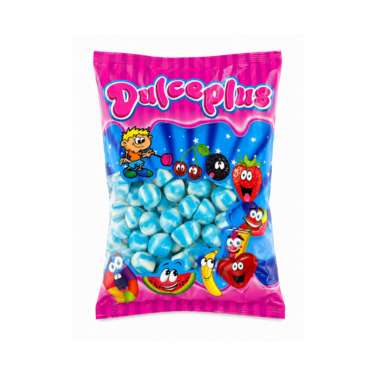 Dulceplus Blue Raspberry Twist Halal Fruchtgummis 1 kg